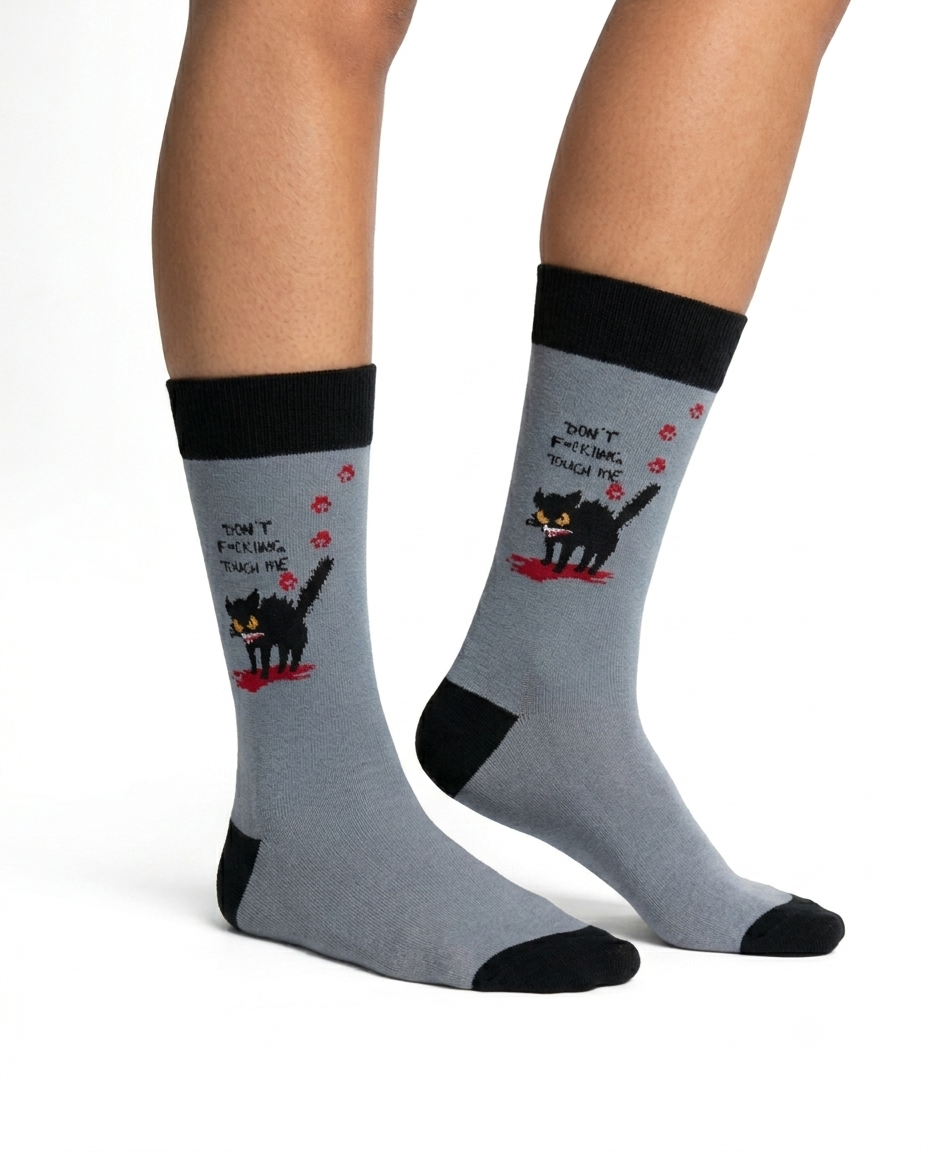 Don’t F*cking Touch Me Socks Attitude Series