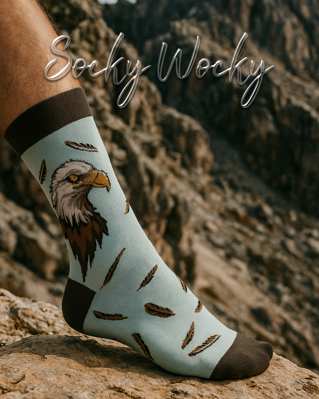 Eagle Spirit Premium Socks Majestic Bird of Prey Nature Design Socks