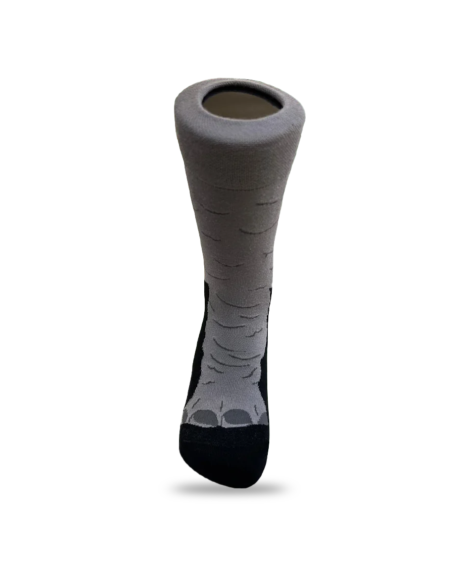 Elefantenbein-Socken im Safari-Tier-Stil