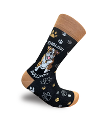 Englische Bulldogge Socken Klassische Hundeserie