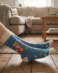 Fox Flute Socks Fantasy Animal Series
