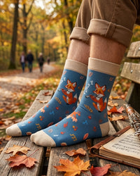 Fox Flute Socks Fantasy Animal Series