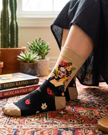 Frida Kahlo Socken Künstlerische Porträt-Edition