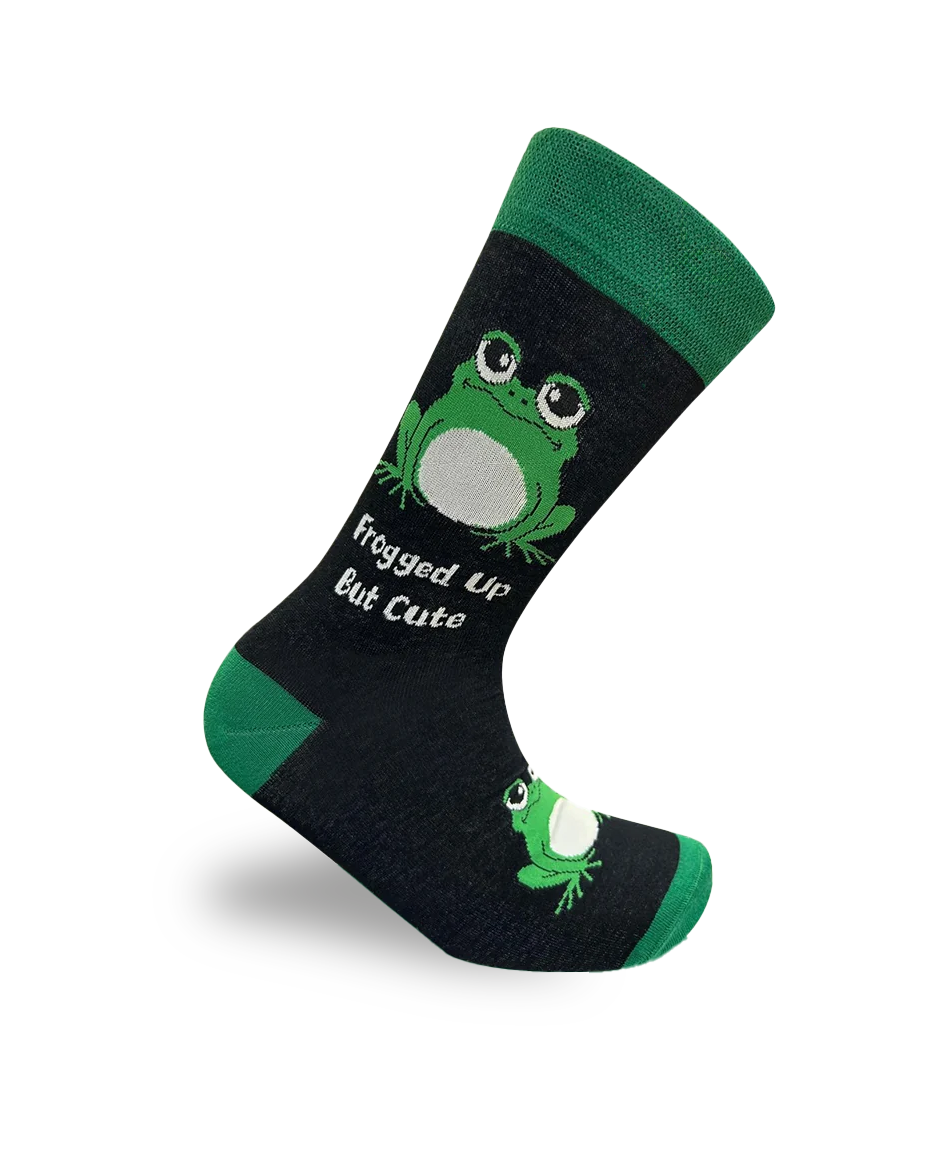 Chaussettes grenouilles mignones et amusantes Édition Grenouille
