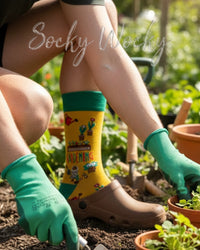 Gardening Socks Nature Hobby Series