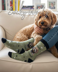 Golden Doodle Socks Designer Dog Collection