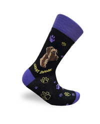Great Dane Socks Funny Dog Cotton