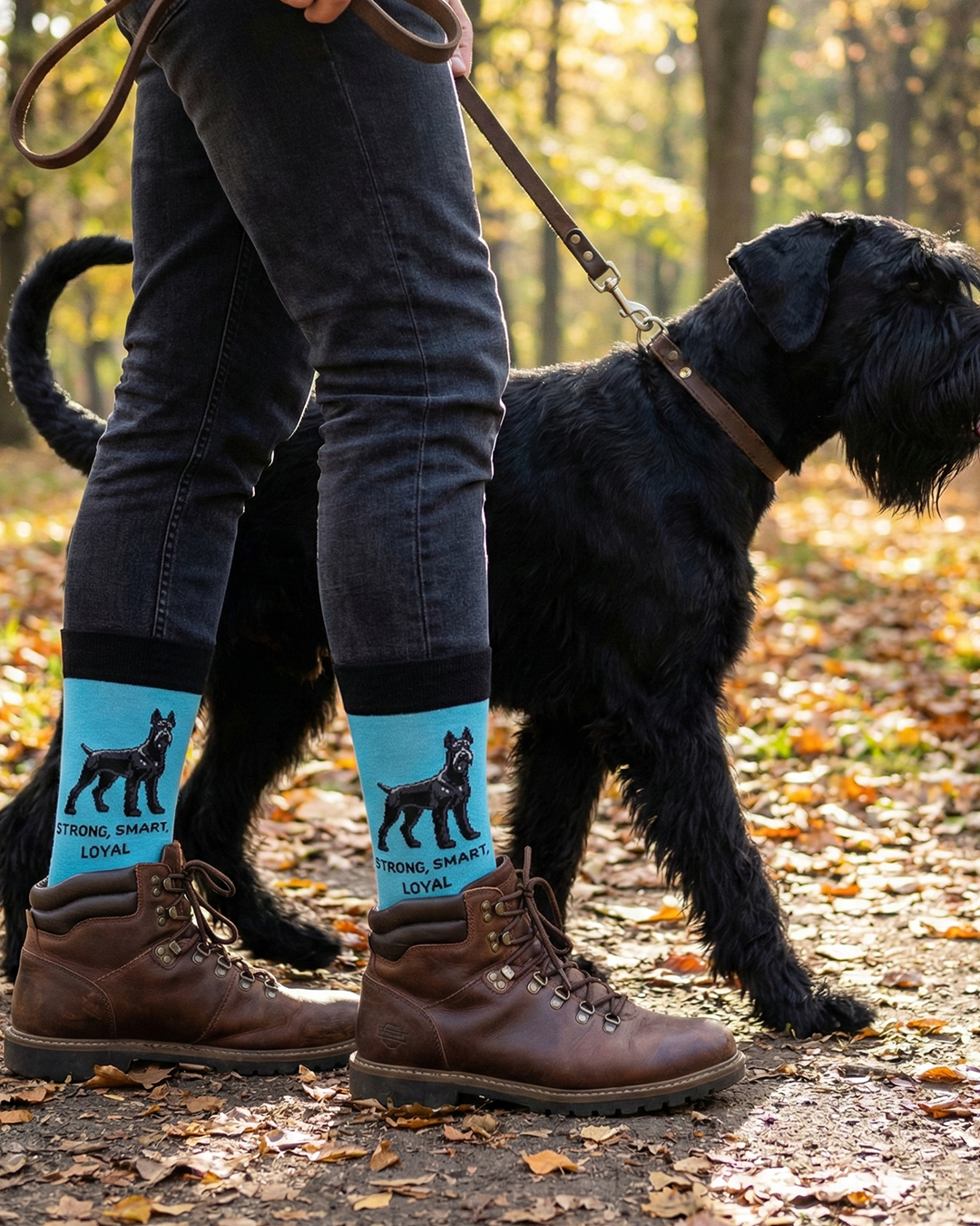 Great Schnauzer Socks Dog Funny Cotton