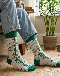 Grow Luck Socks Positive Energy Symbol