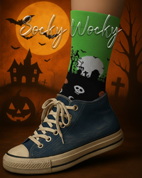 Calzini Tomba Halloween Serie Scena Horror