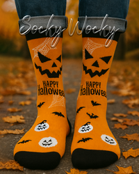 Felice Halloween Calzini Arancioni Edizione Stagione Spaventosa