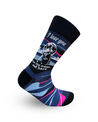 Chaussettes Je t'aime à la folie Série Cadeau d'amour