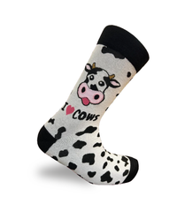 I Love Cows Socks Farm Animal Edition