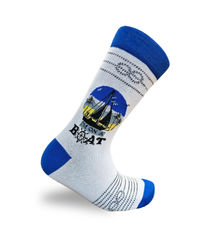 Chaussettes I’m on a Boat – Édition Voyage Océan
