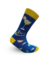 C'est l'heure du gin Chaussettes Série L'heure du cocktail
