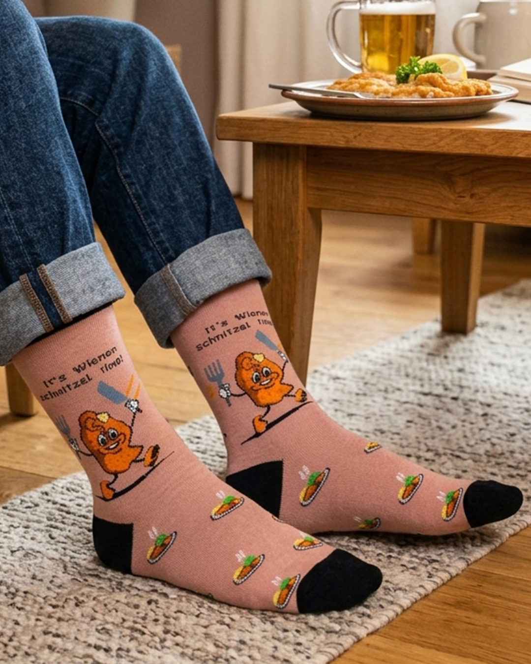 Chaussettes Wiener Schnitzel Patrimoine Culinaire Autrichien