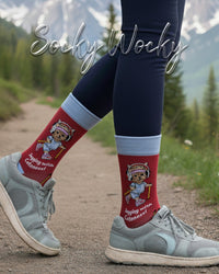 Jogging With Cuteness Yorkie Socks Dog Sport Edition