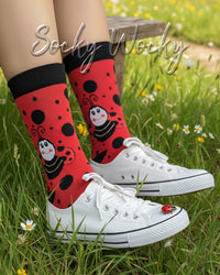 Ladybird Socks Nature Insect Series