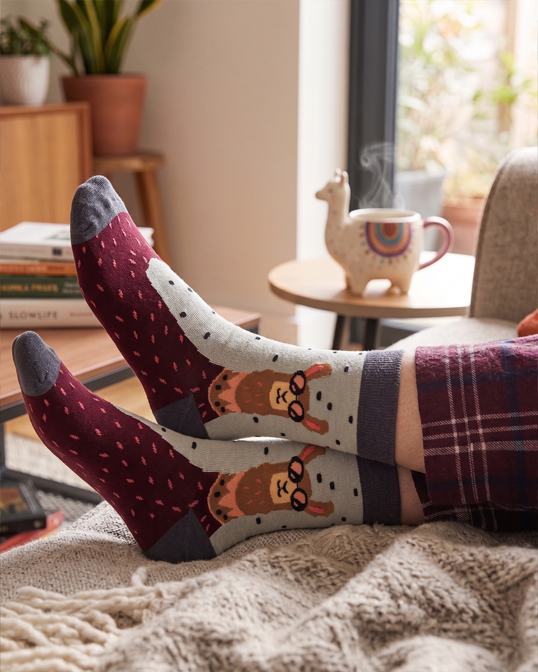 Lama Socks Alpaca Animal Edition