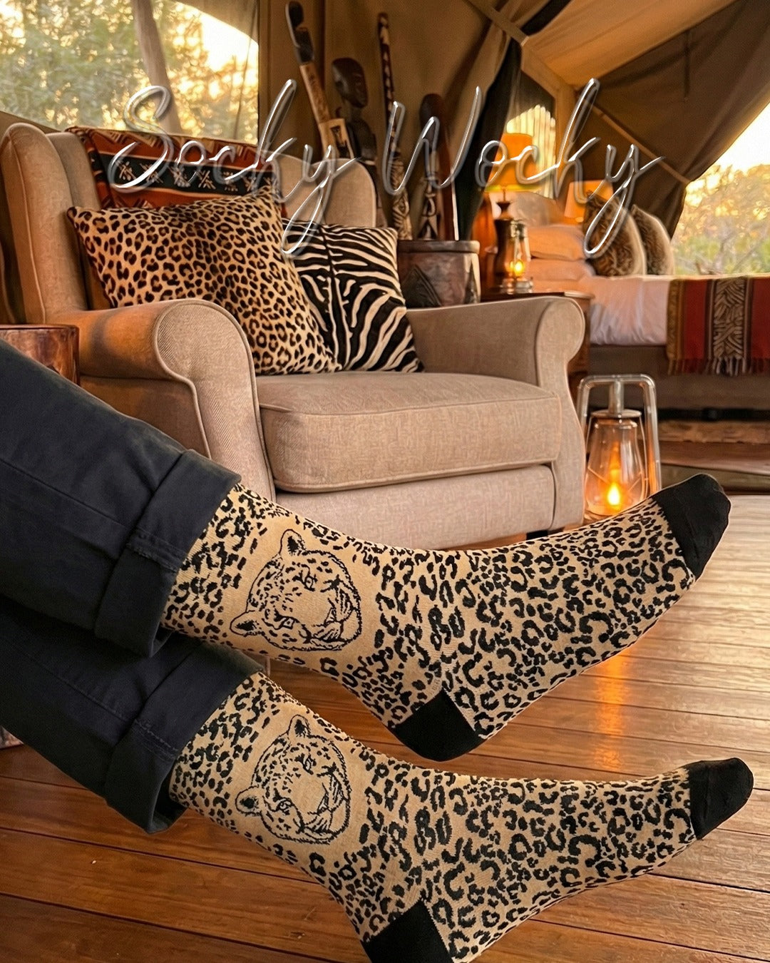 Leopard Socks Wild Animal Pattern Edition