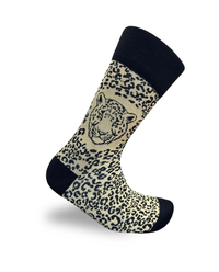Chaussettes léopard motif animal sauvage