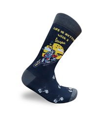 La vie est meilleure avec les chaussettes Vespa Scooter Lifestyle Edition