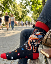 Lucky Fish Socks Asian Symbol Series