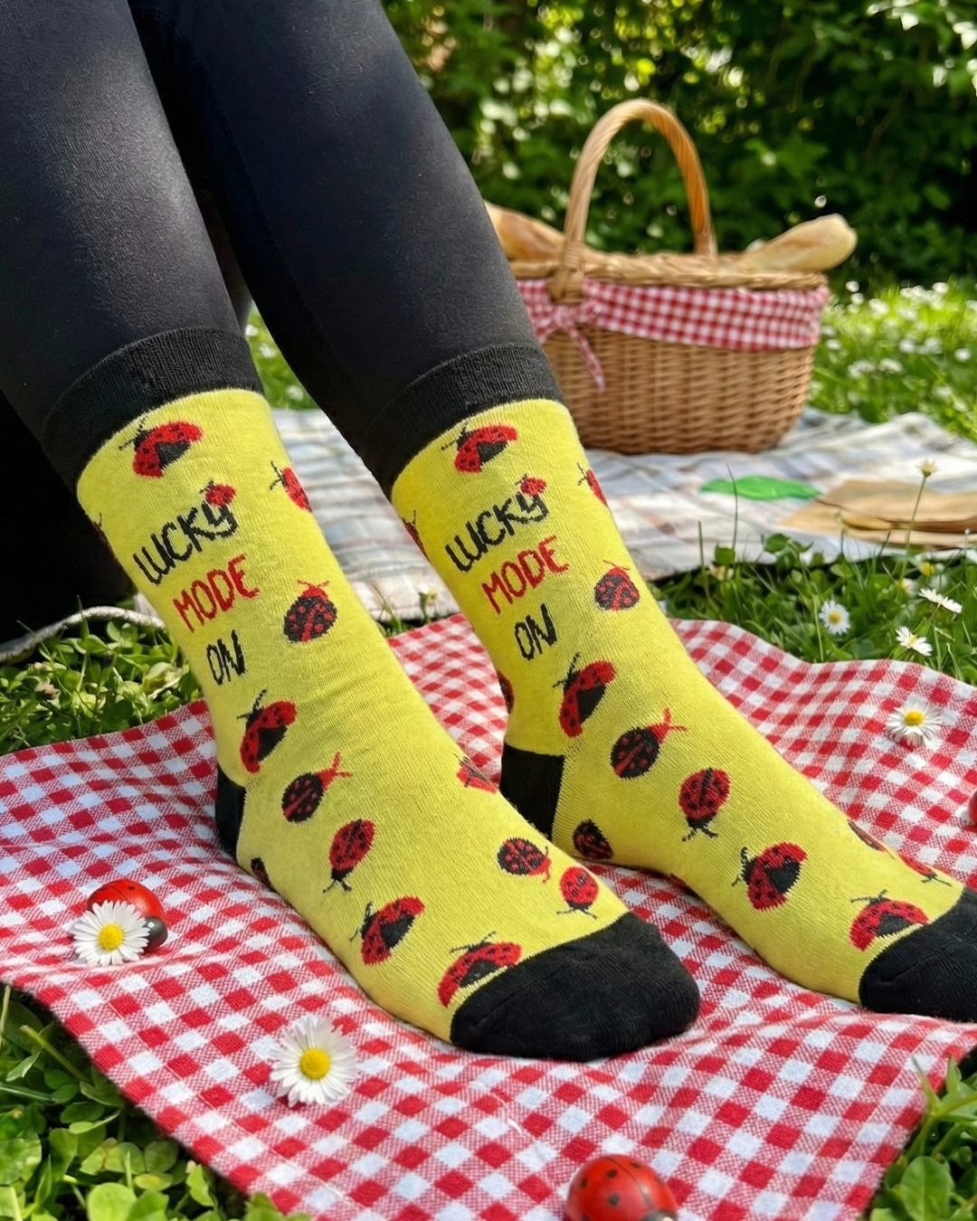 Lucky Mode On Socks Positive Energy Series