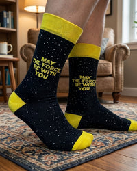 May the Force Be With You Socks Sci Fi Tribute Collection