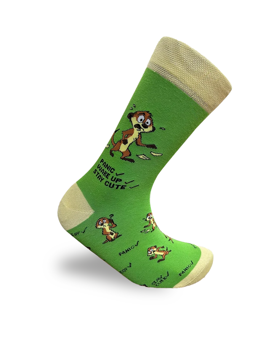 Erdmännchensocken Safari Tier Edition