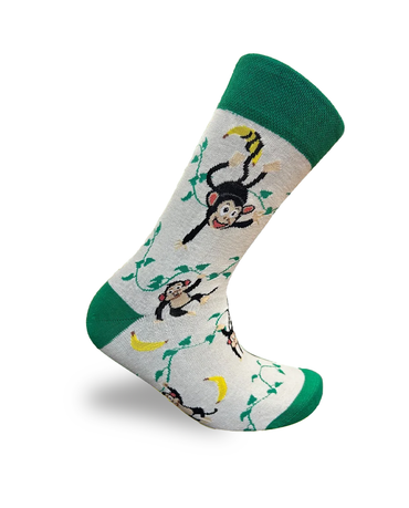 Chaussettes Singe - Édition Animaux de la Jungle