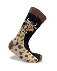 Moo Bella Socks Cow Pattern Series