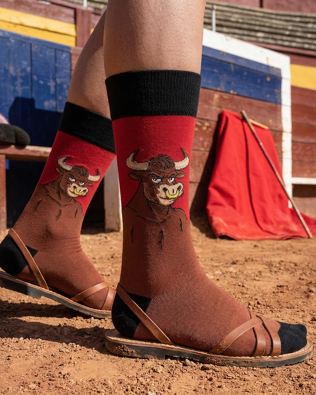 Moo Boy Cow Socks Funny Farm Cotton