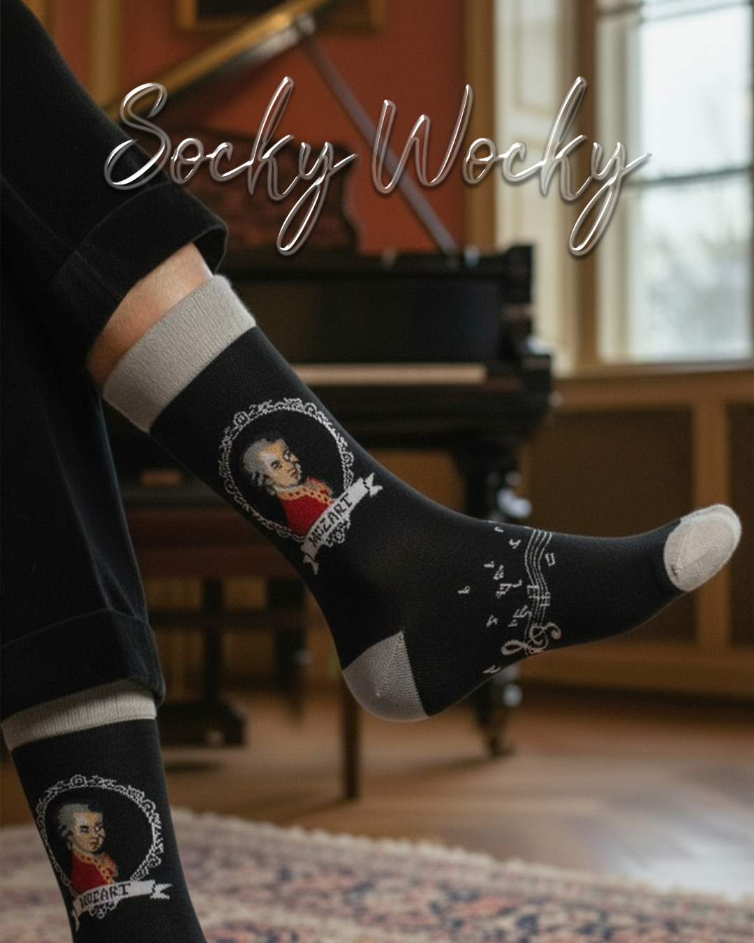 Mozart Socks Classical Music Tribute