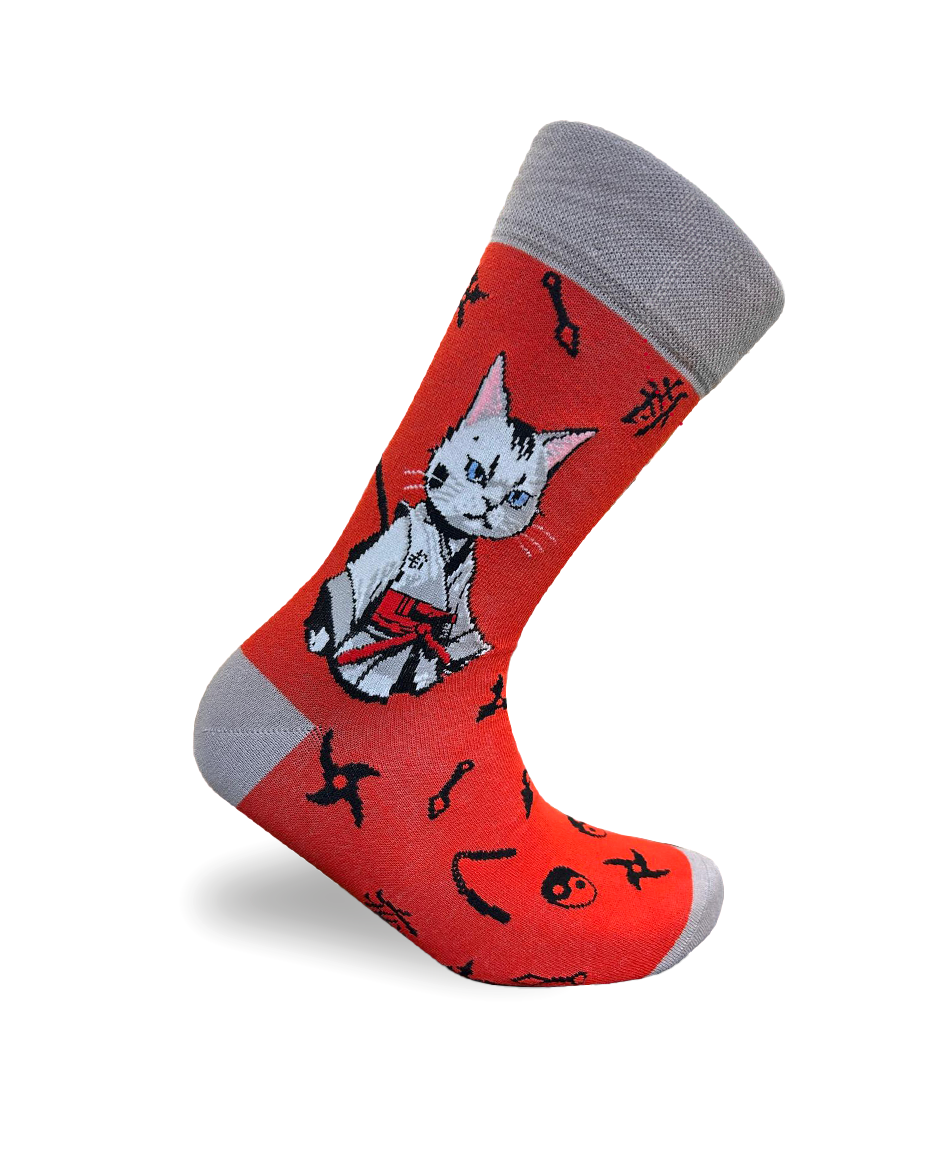 Ninja Cat Socks Stealth Animal Edition