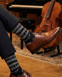Calze Black Notes Linea Ispirata alla Musica