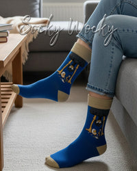 Ostrich Mom Socks Animal Family Series
