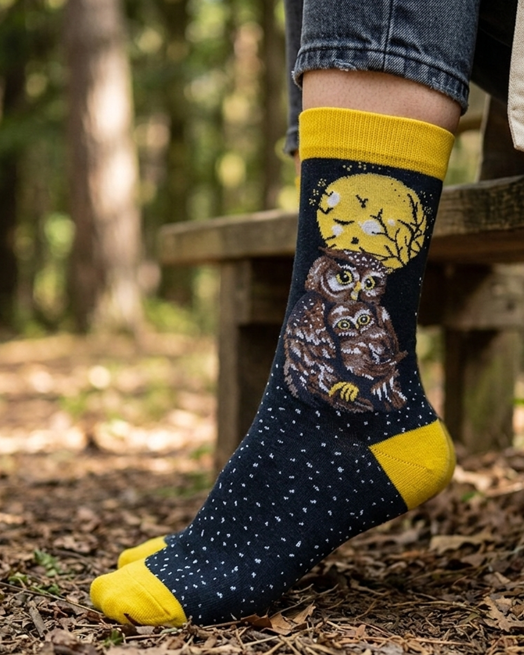 Owl Socks Night Bird Edition