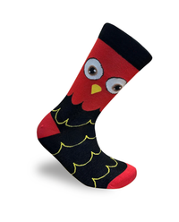 Eule Rote Socken Nachtvogel-Edition