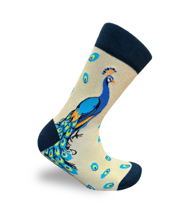 Chaussettes Paon Série Oiseaux Exotiques