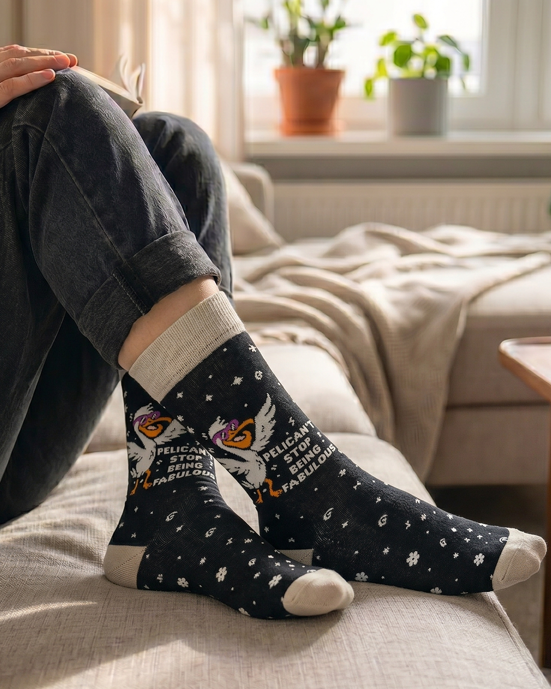 Pelican Socks Coastal Bird Series