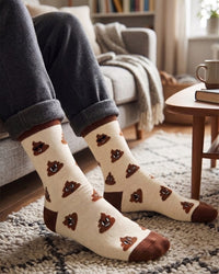 Poops Crem Socks Humor Statement Series