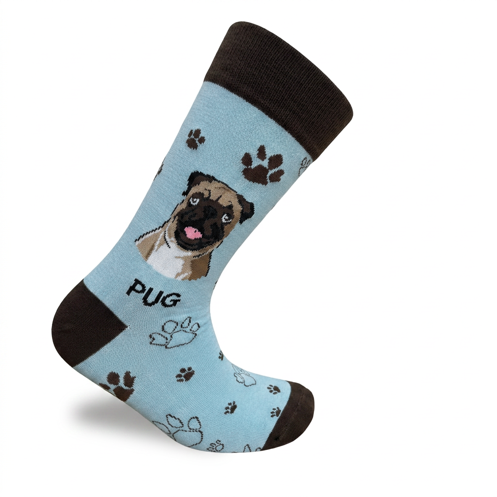 Chaussettes Carlin Collection Race de Chiens Adorables
