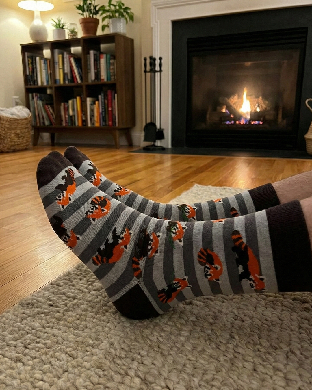 Red Panda Wildlife Socks Vibrant Animal Print