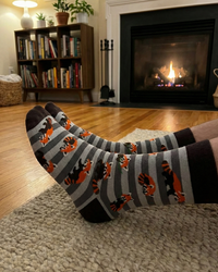 Red Panda Wildlife Socks Vibrant Animal Print