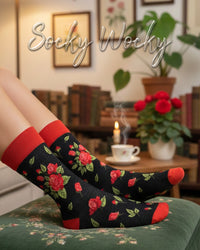 Calze Rosa Serie Eleganza Floreale