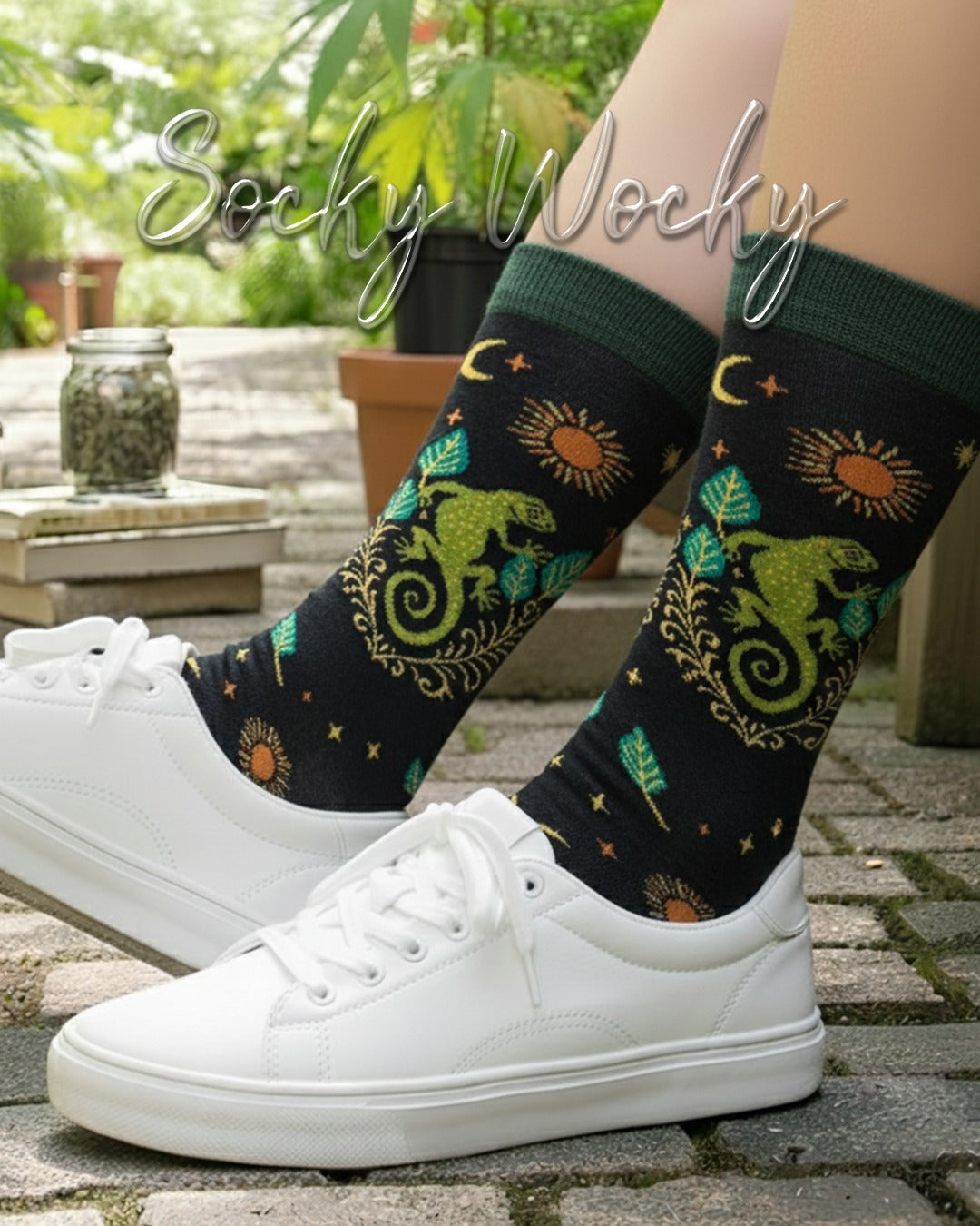 Salamander Socks Reptile Nature Series