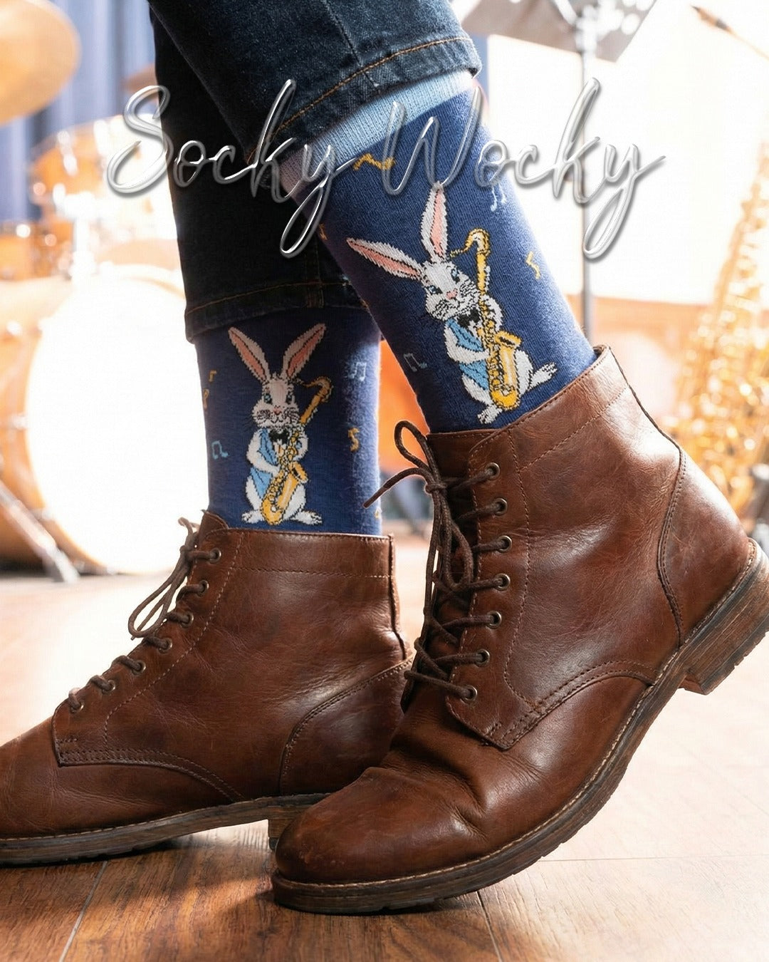 Saxophone Socks Jazz Music Edition