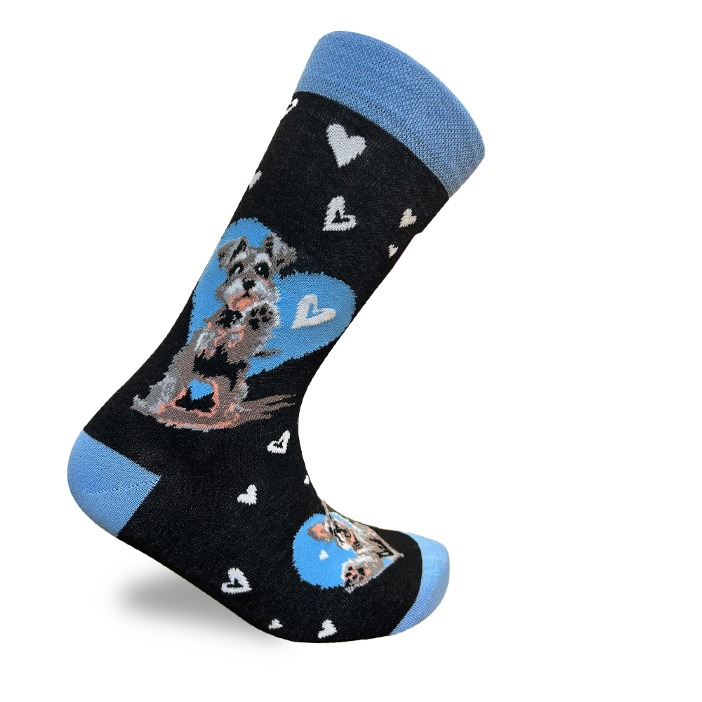 Schnauzer-Liebe Socken Hundeliebhaber Edition