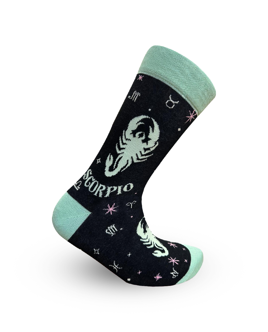 Scorpio Socks Astrology Fire Sign Collection